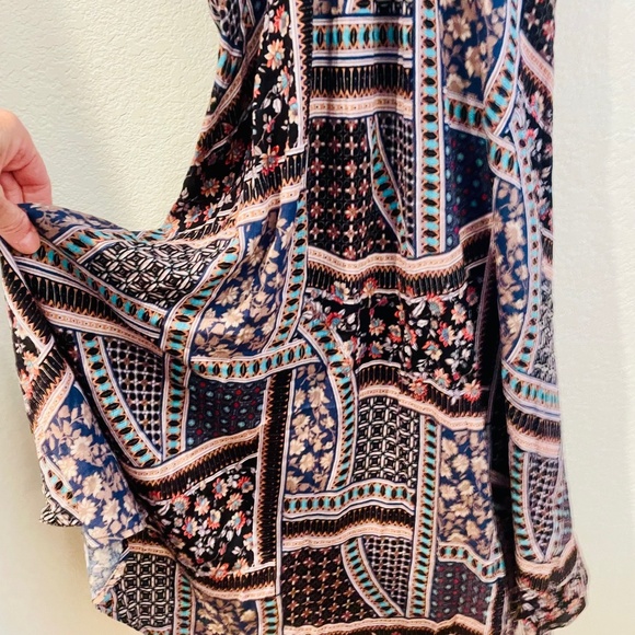 ☀️SALE☀️ NWT ASTR Spaghetti Strap, Bohemian Midi Dress with Asymmetric Hem - Picture 8 of 9